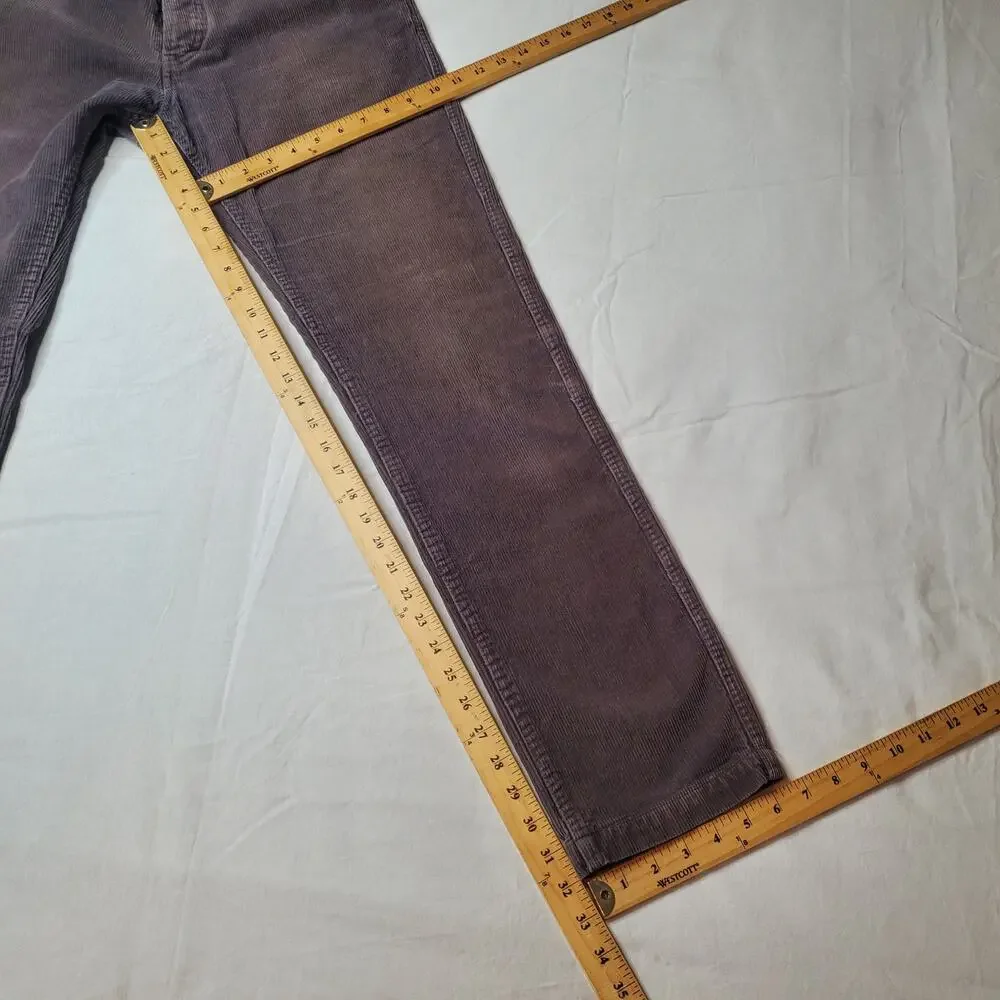 Taylor Stitch Men's Size 30X32 Straight Leg Corduroy Pant Taupe Gray